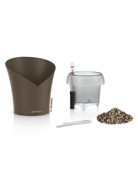 LECHUZA Fioriera ORCHIDEA ALL-IN-ONE Diametro 18 cm Tortora