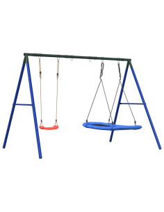 Set Gioco da Esterno con Altalena e Altalena a Disco