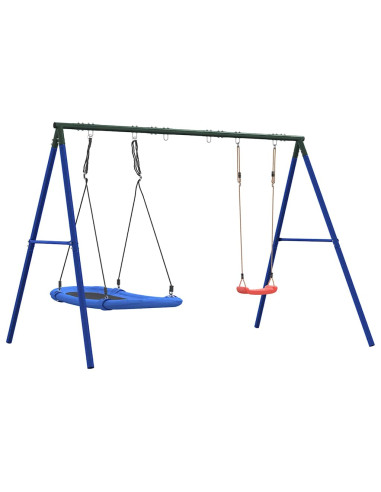 Set Gioco da Esterno con Altalena e Altalena a Disco