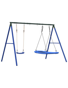 Set Gioco da Esterno con Altalena e Altalena a Disco