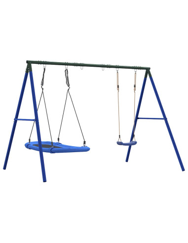 Set Gioco da Esterno con Altalena e Altalena a Disco
