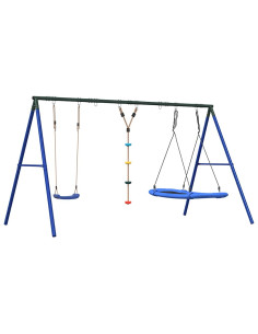 Set Gioco Esterno Altalena, Altalena a Disco e Altalena a Nido