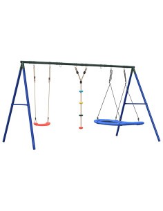 Set Gioco Esterno Altalena, Altalena a Disco e Altalena a Nido