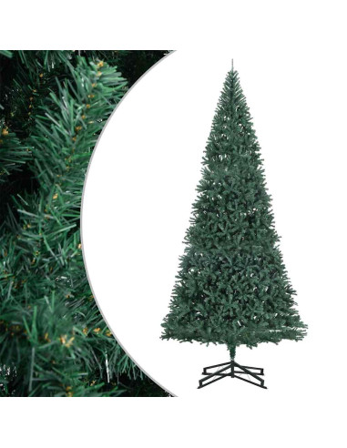 Albero di Natale Artificiale con Base Verde 500 cm PVC