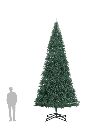 Albero di Natale Artificiale con Base Verde 500 cm PVC