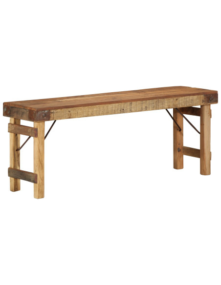 Panchina  110x35x46 cm in legno massello di recupero