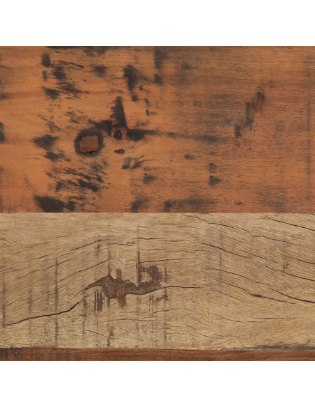 panchina Naturale 110 x 35 x 46 cm Legno Vecchio Recuperato