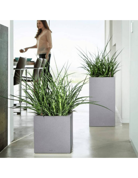 LECHUZA Fioriera CANTO Stone 30 High ALL-IN-ONE Grigio Pietra