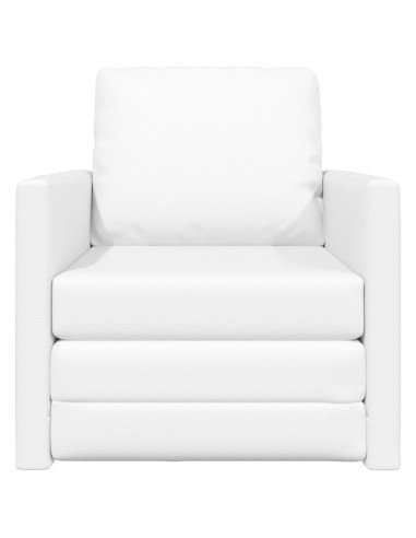Divano letto 60cm Bianco Pelle Artificiale
