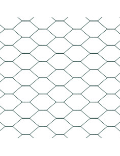 Recinzione Esagonale Verde 0,5 x 50 m PVC 2