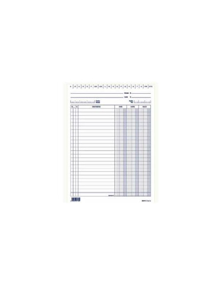 CF100 SCHEDE DARE/AVERE/SALDO BLU