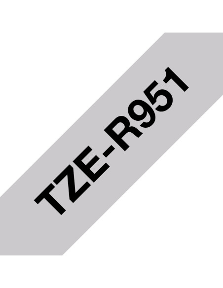 Brother TZE-R951 nastro per etichettatrice Nero su argento