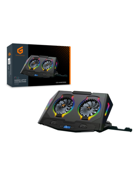 Conceptronic THYIA02B base di raffreddamento per laptop 43,2 cm (17") Nero