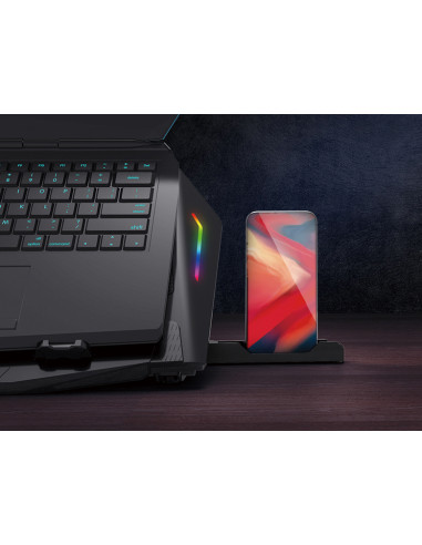 Conceptronic THYIA02B base di raffreddamento per laptop 43,2 cm (17") Nero