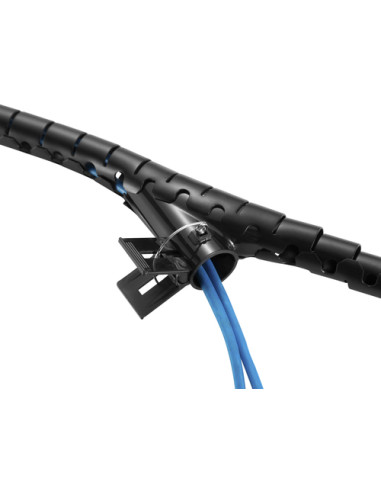 Equip 650868 organizer per cavi Scrivania Guaina intrecciata per cavi Nero