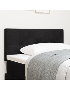 Testiera con testiera Nero 90 cm Pelle Sintetica 2