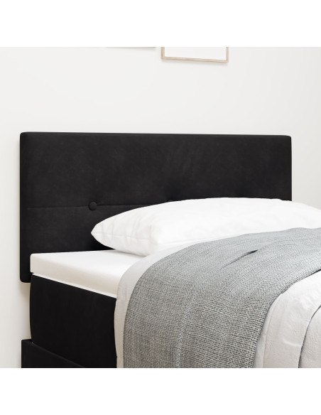 Testiera con testiera Nero 90 cm Pelle Sintetica