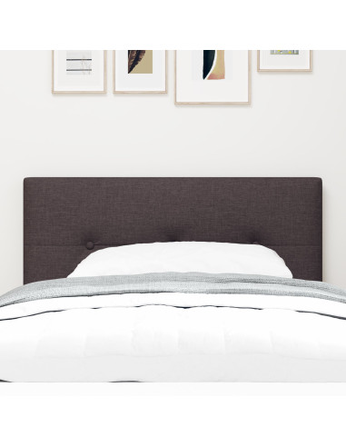 Testiera con testiera Marrone Scuro 100 cm Pelle Sintetica