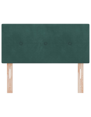 Testiera con testiera Verde Scuro 100 cm Pelle Sintetica