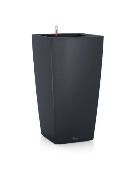 LECHUZA Fioriera CUBICO Color 22 ALL-IN-ONE Ardezia