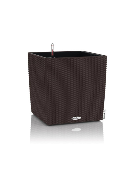 LECHUZA Fioriera CUBE Cottage 40 ALL-IN-ONE Moca
