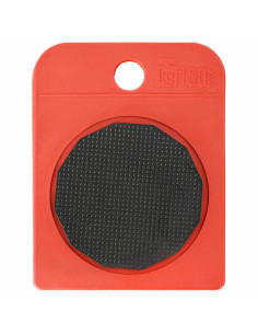 Rulli per Mobili 8 pz con Sollevatori Rossi 9,8x7,5x3 cm 150 kg 2