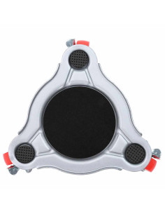 Rulli Mobili 4 pz con Sollevatore 14,5x13,5x4 cm Acciaio 400 kg 2