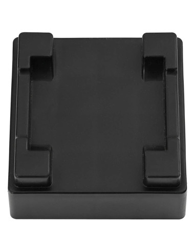 Rulli Mobili 4 pz con Sollevatore Nero 13,5x13,5x4,2 cm 300 kg