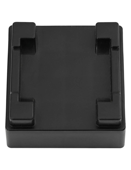 Rulli Mobili 4 pz con Sollevatore Nero 13,5x13,5x4,2 cm 300 kg