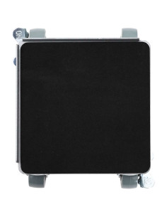 Rulli Mobili 4 pz con Sollevatore 13,5x13,5x6 cm Acciaio 1300kg 2