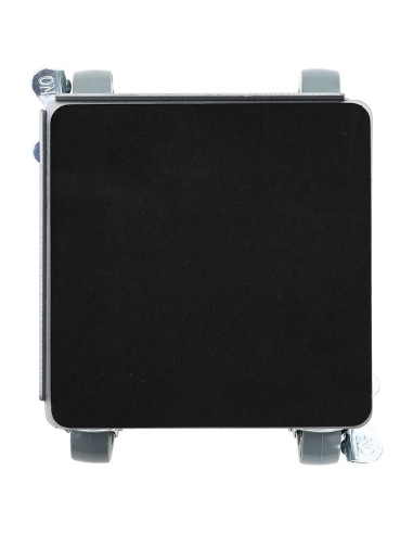 Rulli Mobili 4 pz con Sollevatore 13,5x13,5x6 cm Acciaio 1300kg