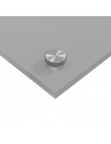 Schienale Cucina Grigio Chiaro 80x50x0,6 cm in Vetro Temperato
