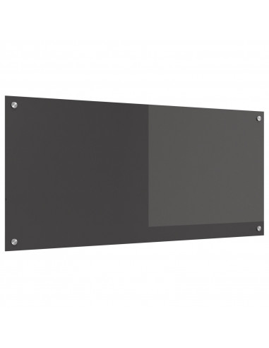 Schienale Cucina Grigio scuro 110x50x0,6 cm in Vetro Temperato di