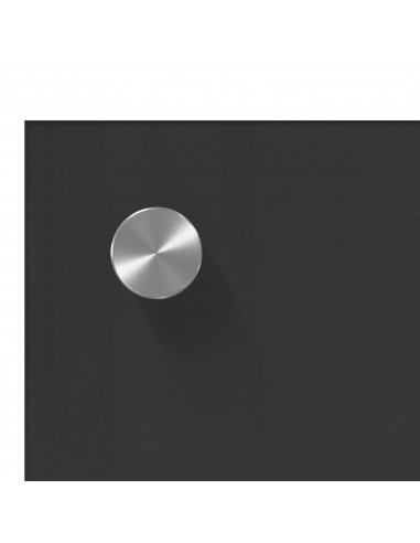 Schienale Cucina Grigio Scuro 90x60x0,6 cm in Vetro Temperato