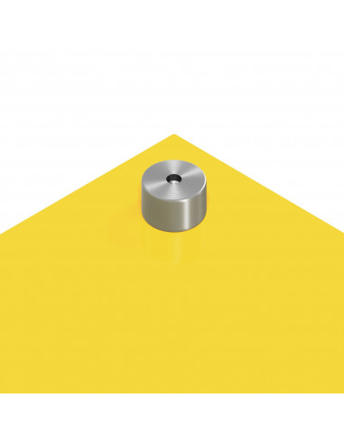 Schienale da Cucina Giallo 70x60x0,6 cm in Vetro Temperato -