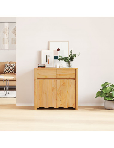 Sideboard  ""DRAMMEN"" 79x43x75,5 cm Legno Massello di Pino