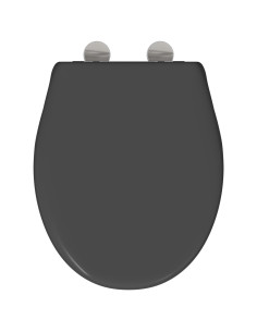 Sedile del WC Antracite 47 x 37 x 4 cm Duroplast