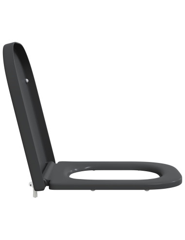 Sedile del WC Antracite 47,5 x 35 x 3,6 cm Duroplast