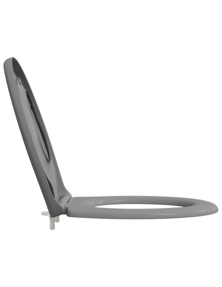Sedile per wc familiare  con seggiolino per bambini rilascio rapido in Duroplast
