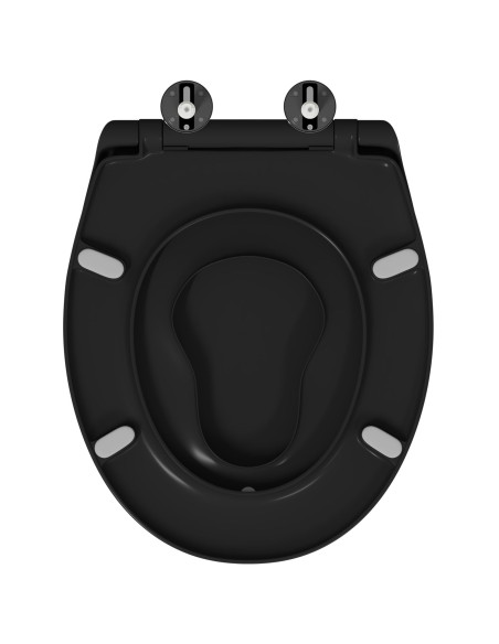 Sedile per WC familiare  con seggiolino per bambini Rilascio rapido Duroplast