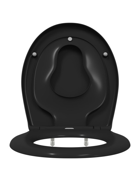 Sedile per WC familiare  con seggiolino per bambini Rilascio rapido Duroplast