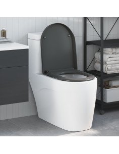 Sedile del WC Antracite 49 x 36 x 4 cm Duroplast 2