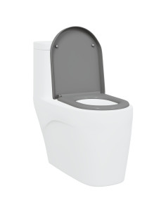 Sedile del WC Grigio 49 x 36 x 4 cm Duroplast 2
