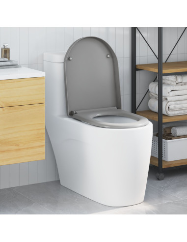 Sedile del WC Grigio 49 x 36 x 4 cm Duroplast