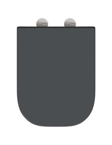 Sedile del WC Antracite 47,5 x 35 x 3,6 cm Duroplast