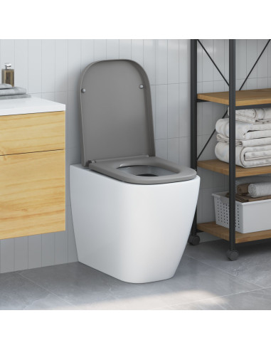 Sedile del WC Grigio 47,5 x 35 x 3,6 cm Duroplast