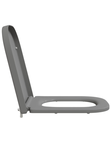 Sedile del WC Grigio 47,5 x 35 x 3,6 cm Duroplast