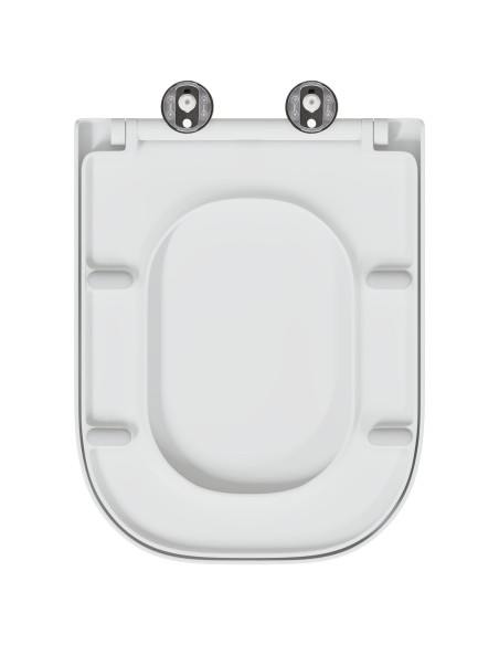 Sedile del Water Con Rilascio Rapido e Chiusura Morbida Duroplast Bianco