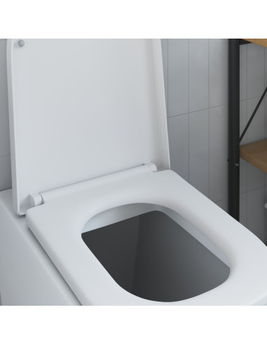 Sedile del WC Bianco 47,5 x 35 x 3,6 cm Duroplast