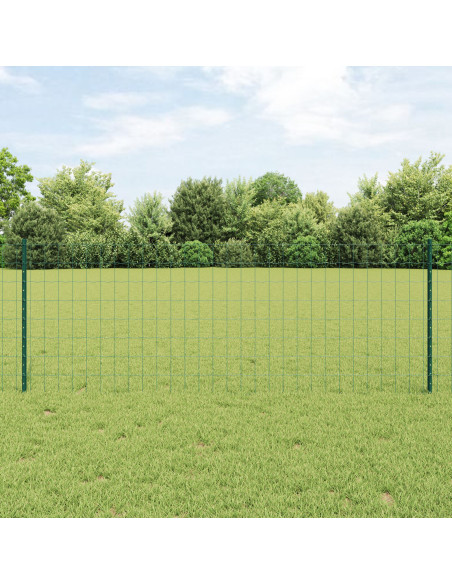 Recinto Euro  Set di 2 Verde Metallo rivestito in PVC 25 x 0.8 m